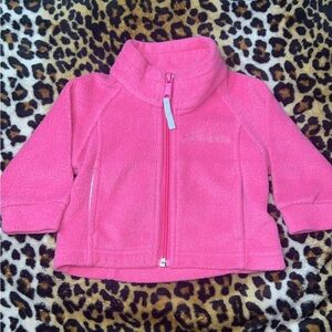 Columbia Hot Pink Infants Fleece Zip Jacket